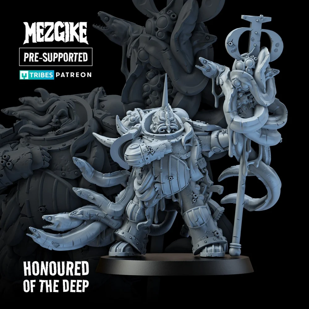 Honoured of the Deep (Fantasy) STL model for 3D printing
