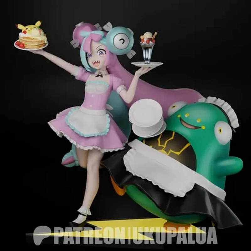 Iono Maid Version (Pokemon) STL model for 3D printing