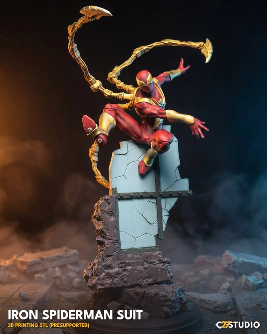 Iron Spider Advanced Suit – Marvel 3D printable STL model