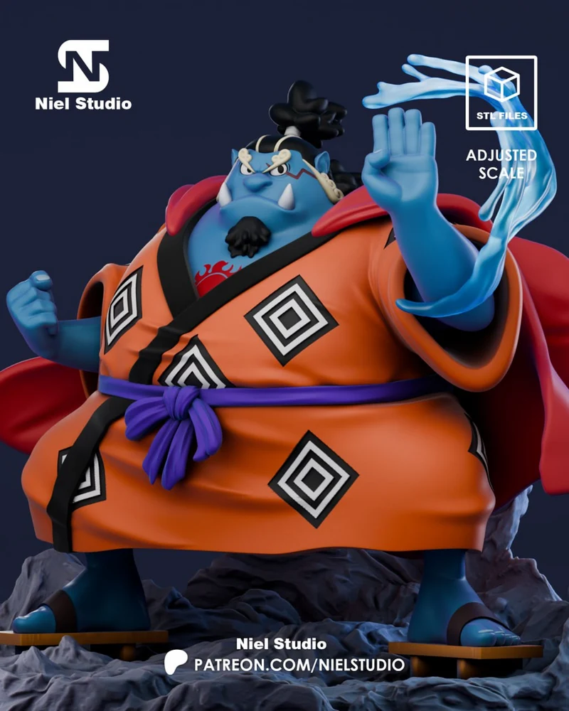 Jinbe Helmsman (One Piece) STL model for 3D printing