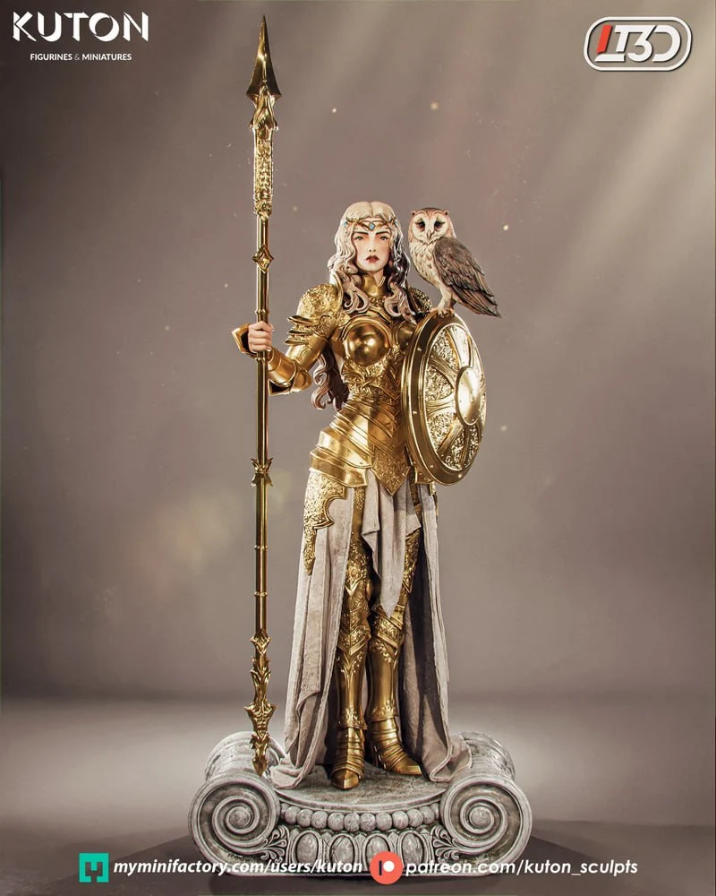 Aurelia Valen Warrior (Original Character) STL model for 3D printing