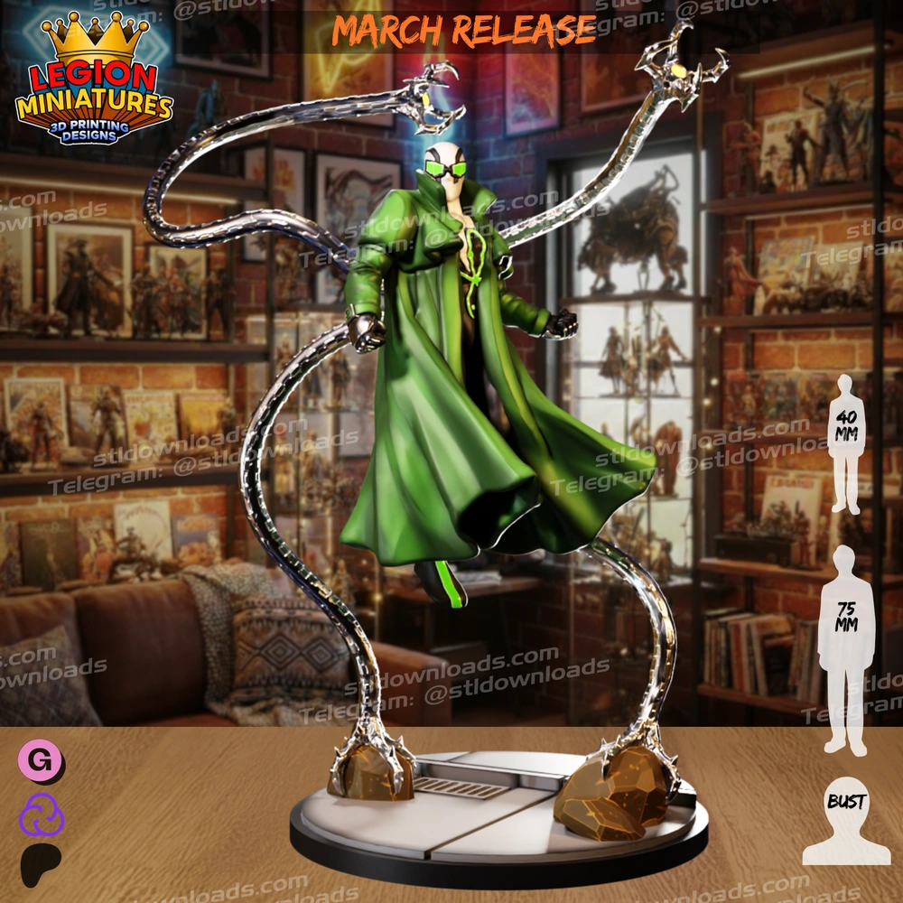 Doctor Octopus (Marvel) STL model for 3D printing
