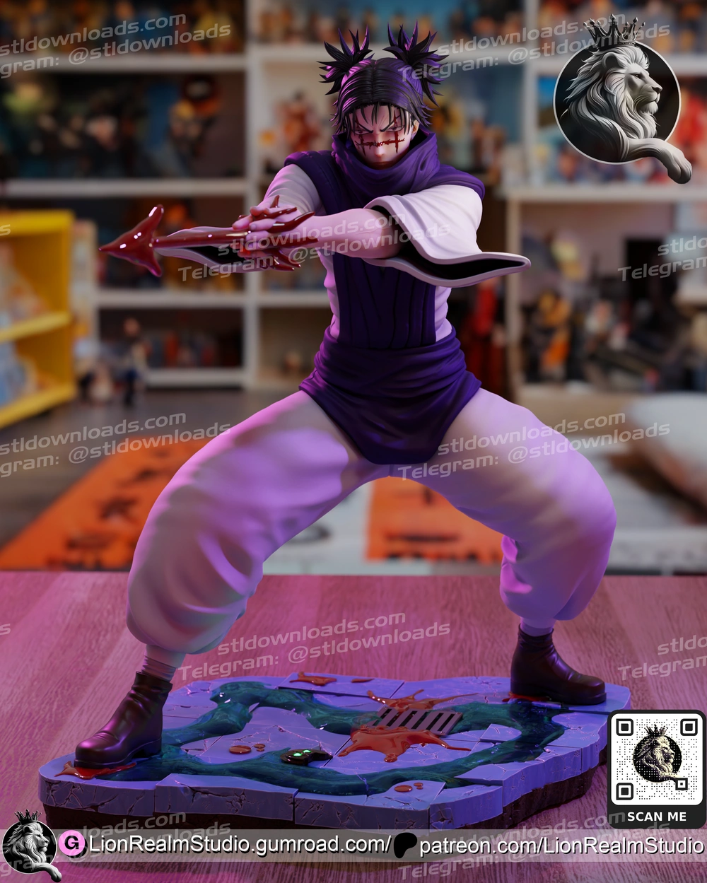 Choso (Jujutsu Kaisen) STL model for 3D printing