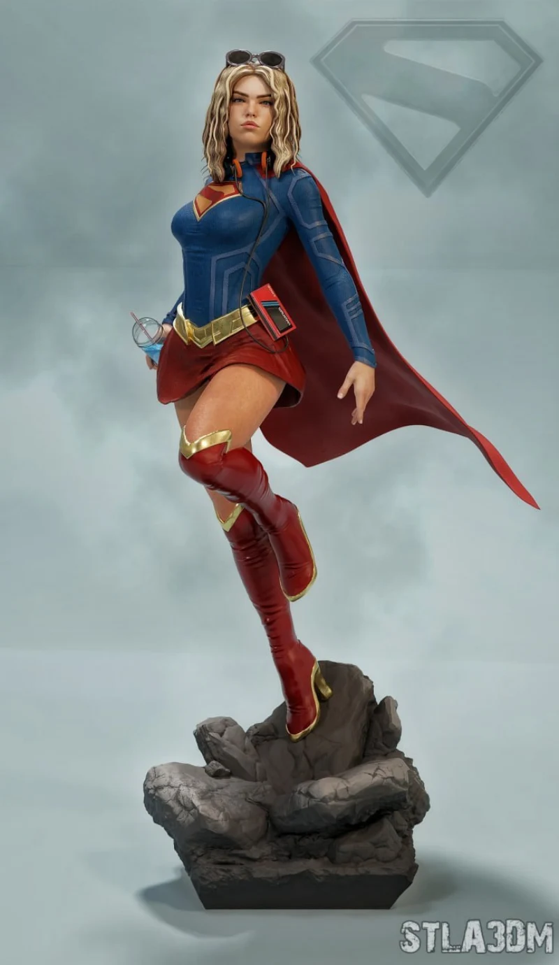 Alcok Girl (Original Character) STL model for 3D printing