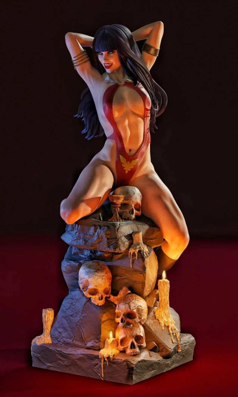 Vampirella (Comics) STL model for 3D printing