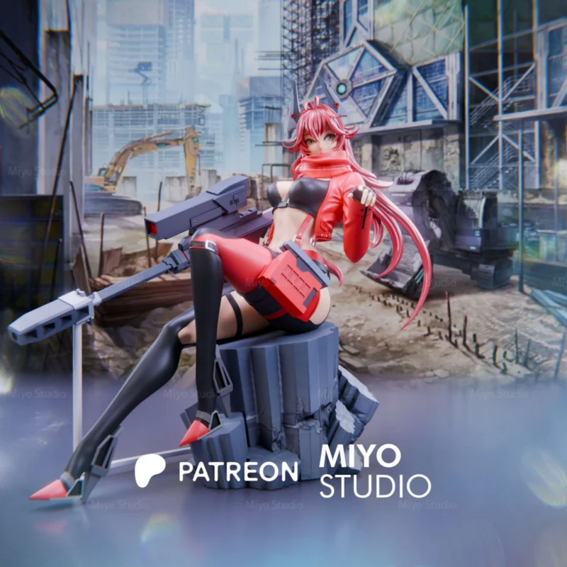 Red Hood (Nikke) STL model for 3D printing