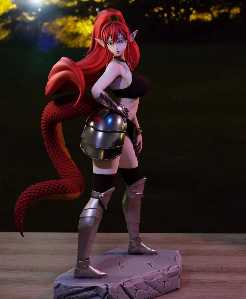Another World Girl (Fantasy) STL model for 3D printing