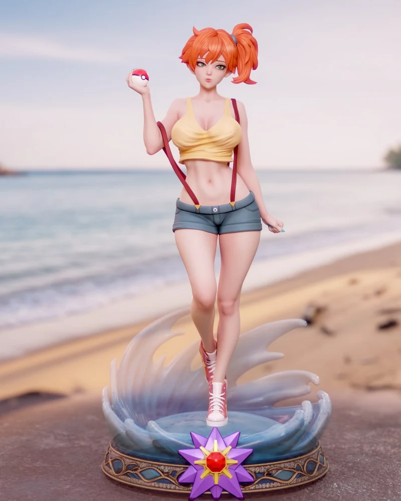 Misty Water Trainer (Pokemon) STL model for 3D printing