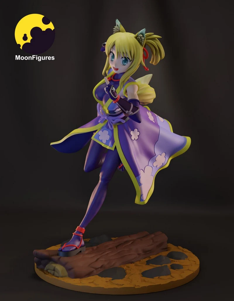 Yukikaze Panettone (Original Character) STL model for 3D printing