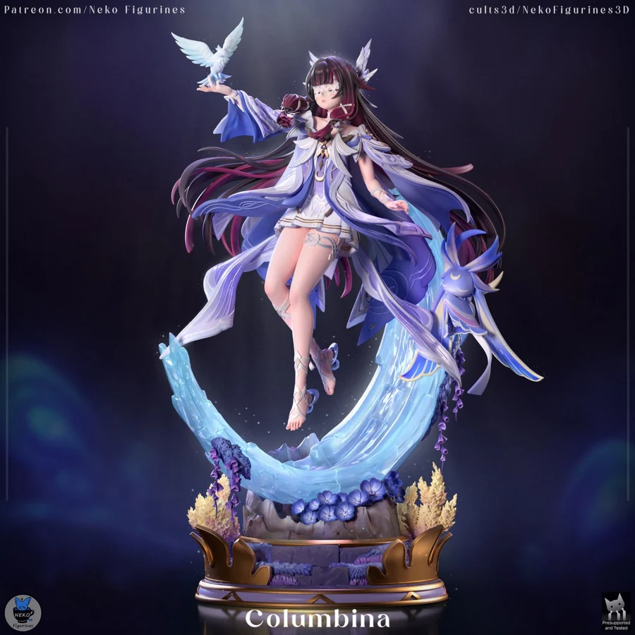 Columbina Harbinger – Genshin Impact 3D printable STL model