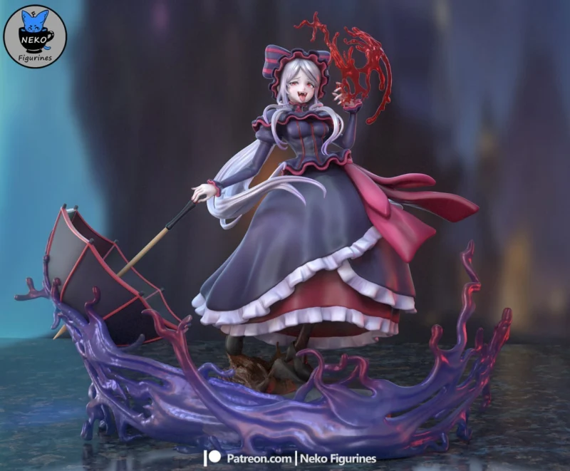 Shalltear Bloodfallen (Overlord) STL model for 3D printing