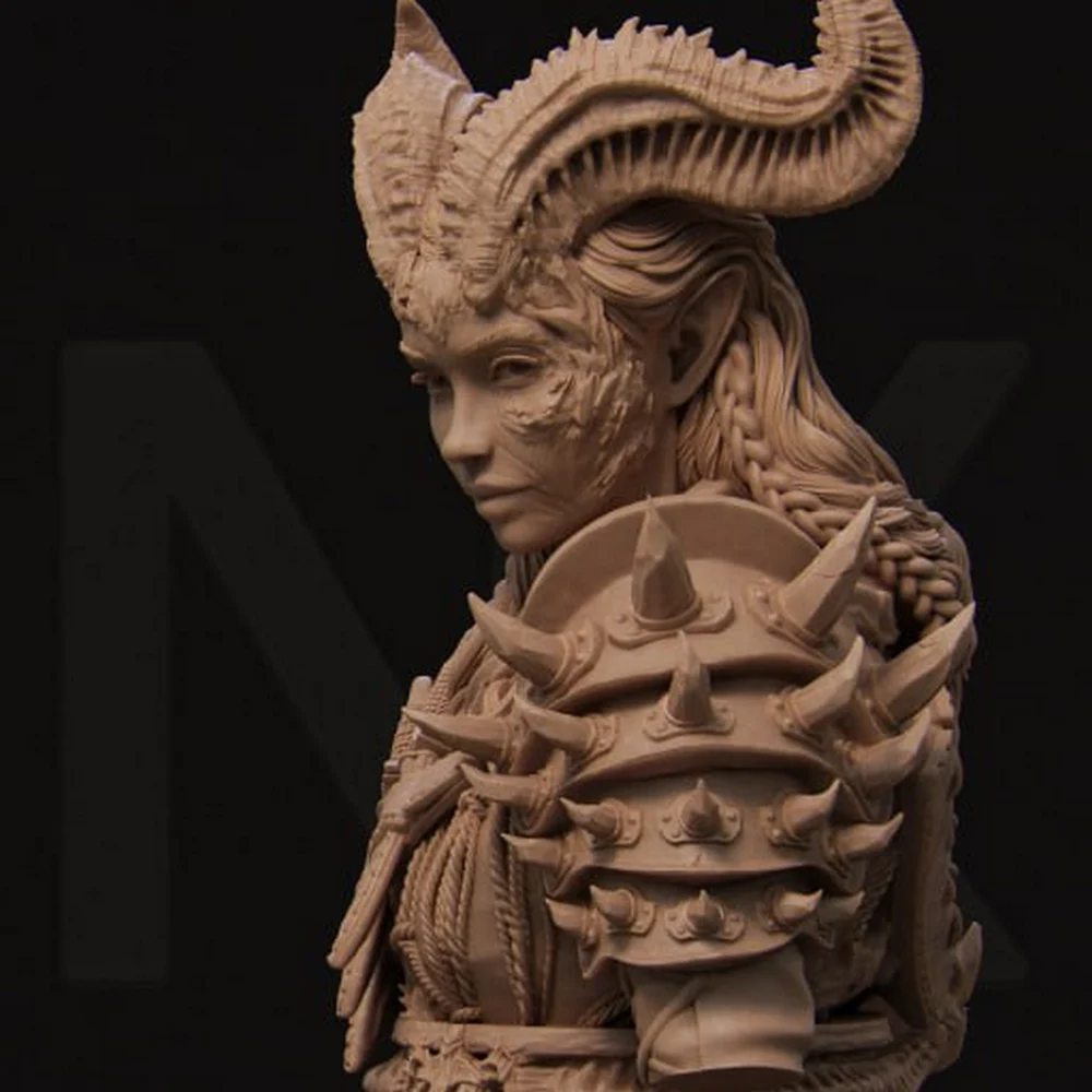 Iensi Bust (Original Character) STL model for 3D printing