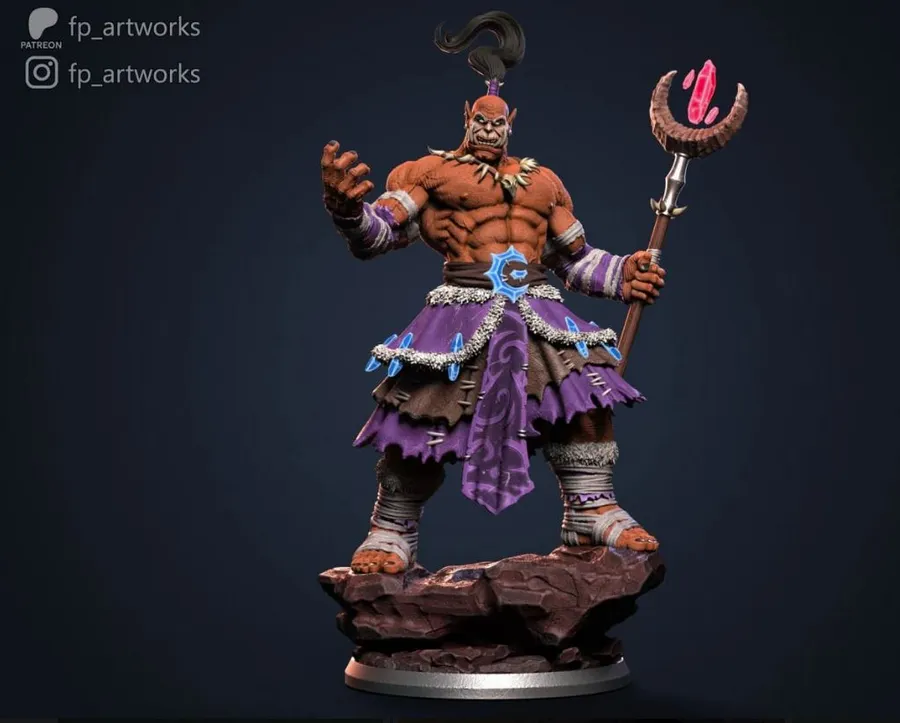 Ner’zhul Orc Shaman – Warcraft 3D printable STL model