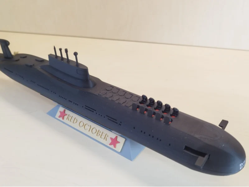 Red October (Submarine) STL model for 3D printing