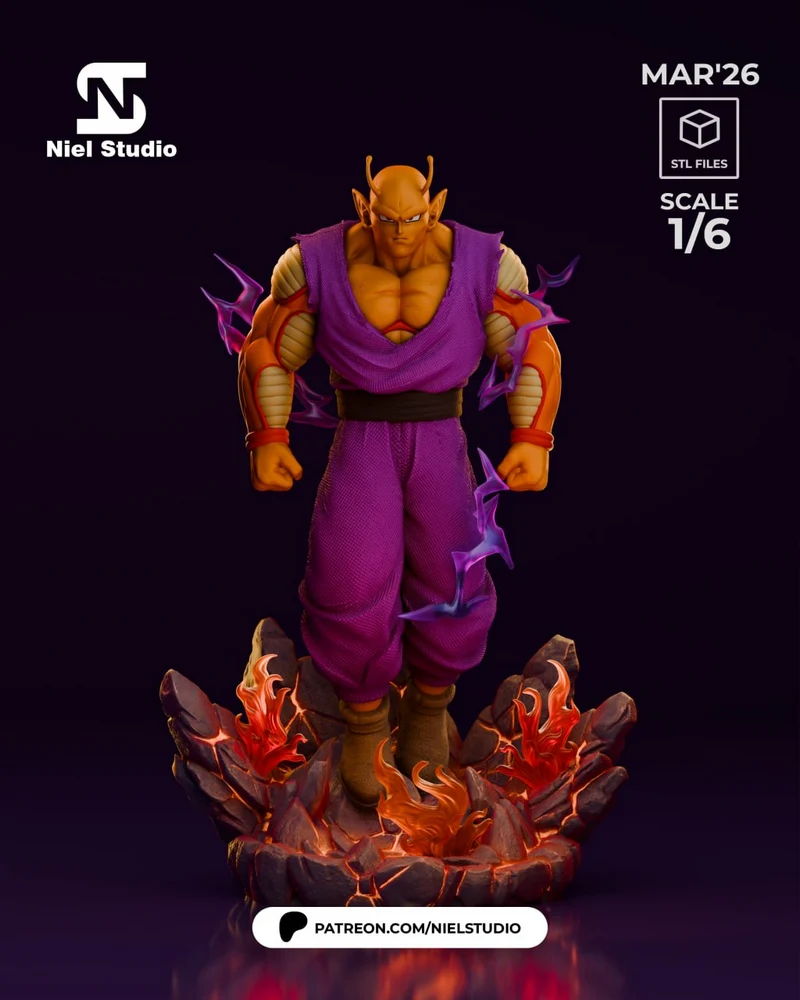 Piccolo Namekian Warrior (Dragon Ball) STL model for 3D printing