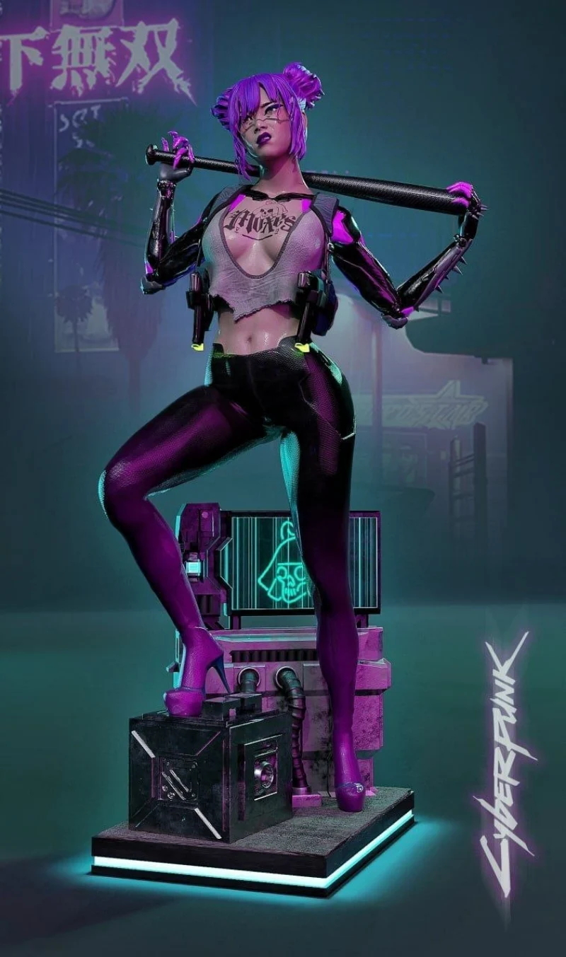 Cyberpunk Wheels (Cyberpunk) STL model for 3D printing