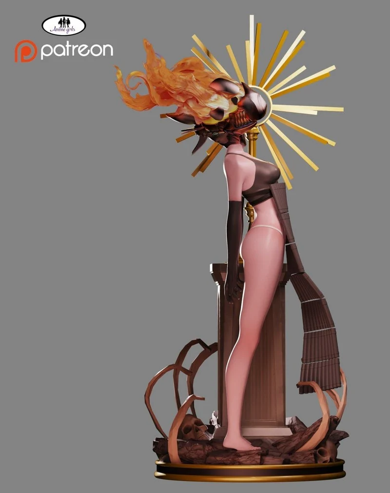 Reze Bomb Devil (Chainsaw Man) 3D printable STL model
