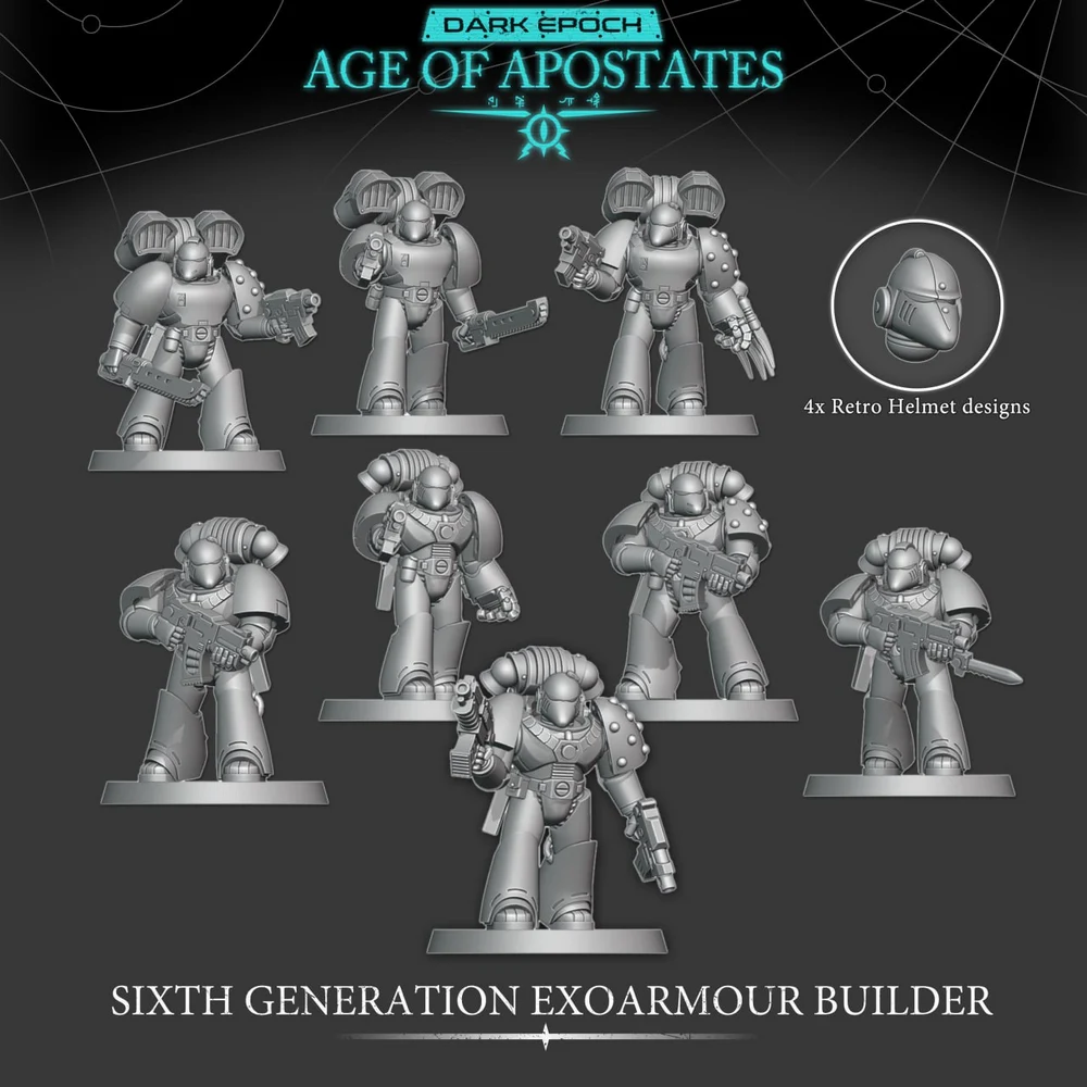 Space Praetor (Warhammer) STL model for 3D printing