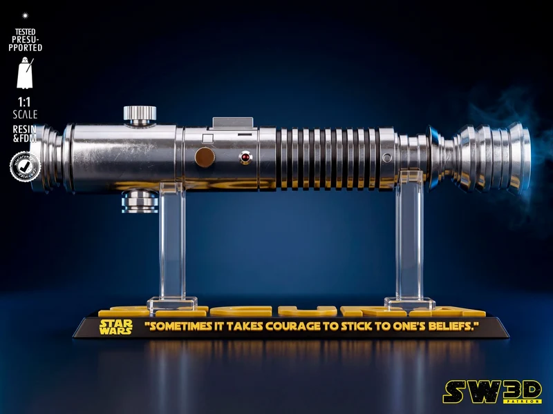 Aayla Secura Lightsaber Pose (Star Wars) STL model for 3D printing