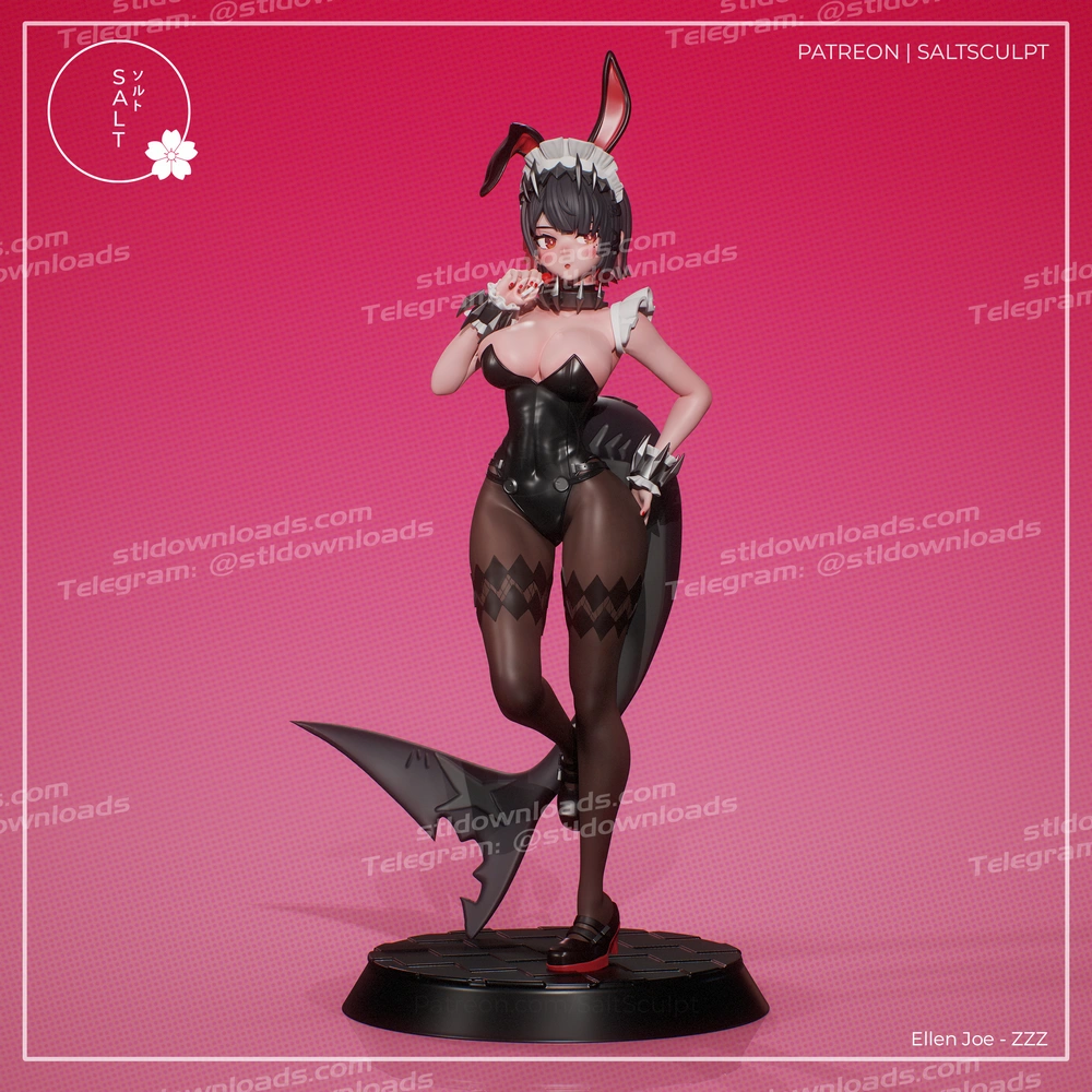 Ellen Joe (Zenless Zone Zero) STL model for 3D printing