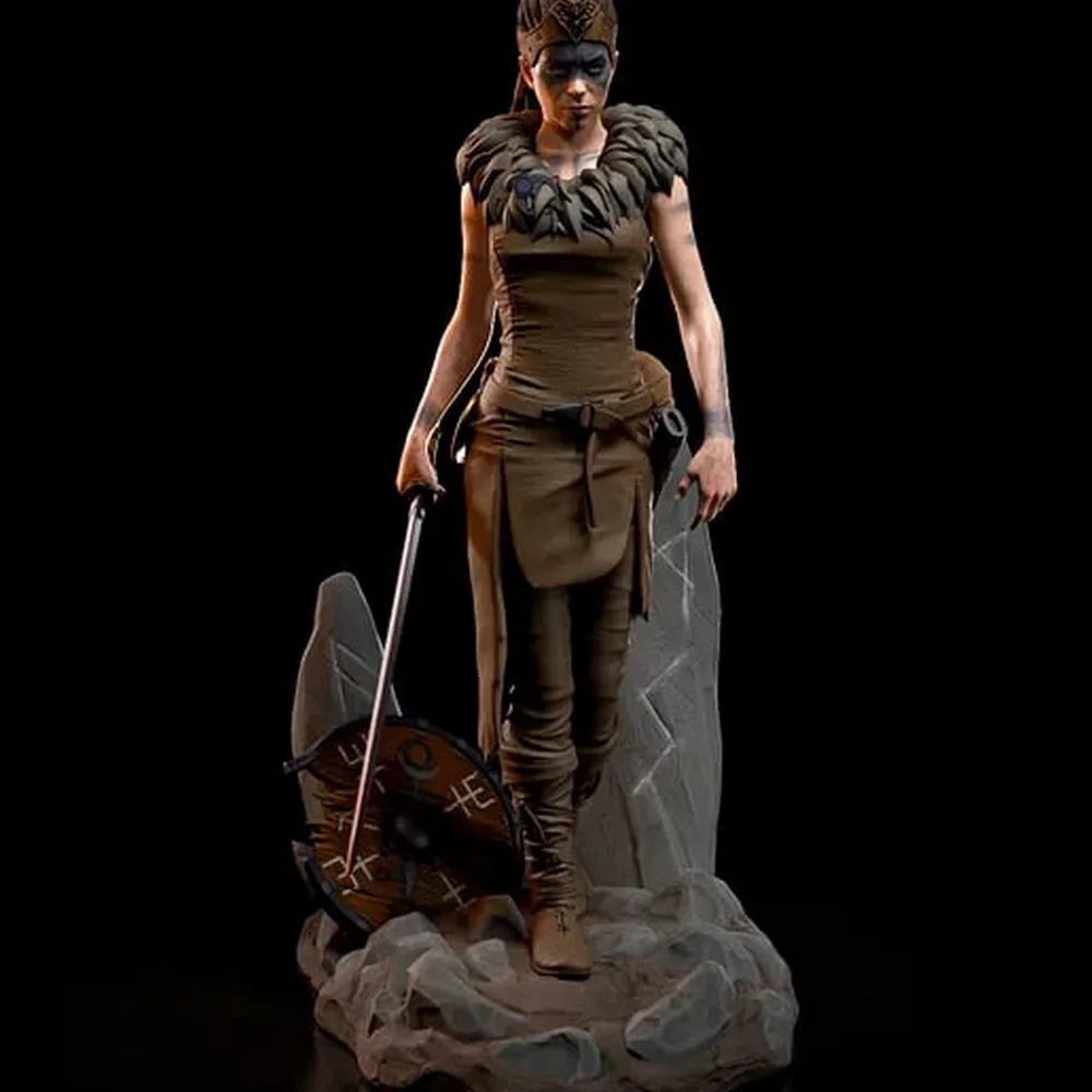 Senua (Hellblade) STL model for 3D printing