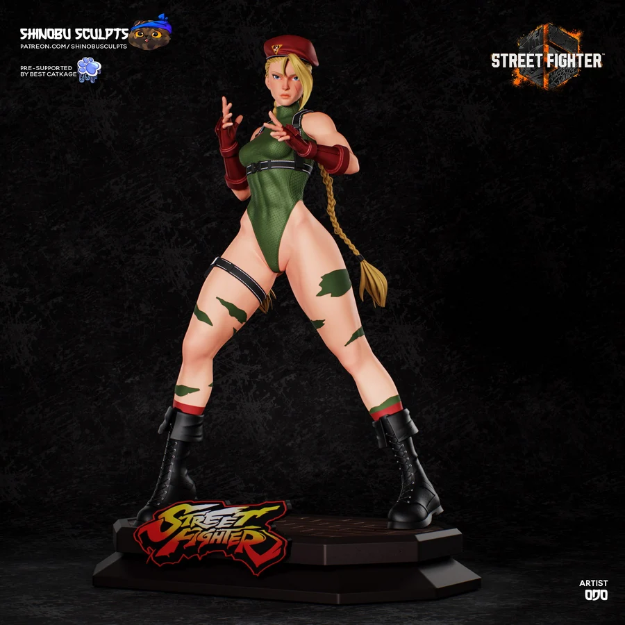 Cammy Battle Version – Street Fighter 3D printable STL model