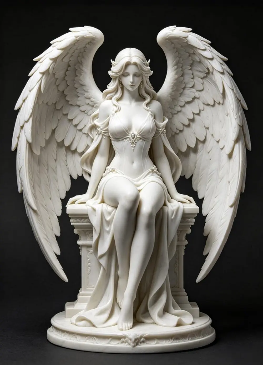 Guardian Angel (Fantasy) STL model for 3D printing