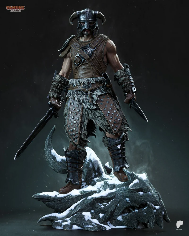 Dovahkiin Dragonborn (Skyrim) STL model for 3D printing