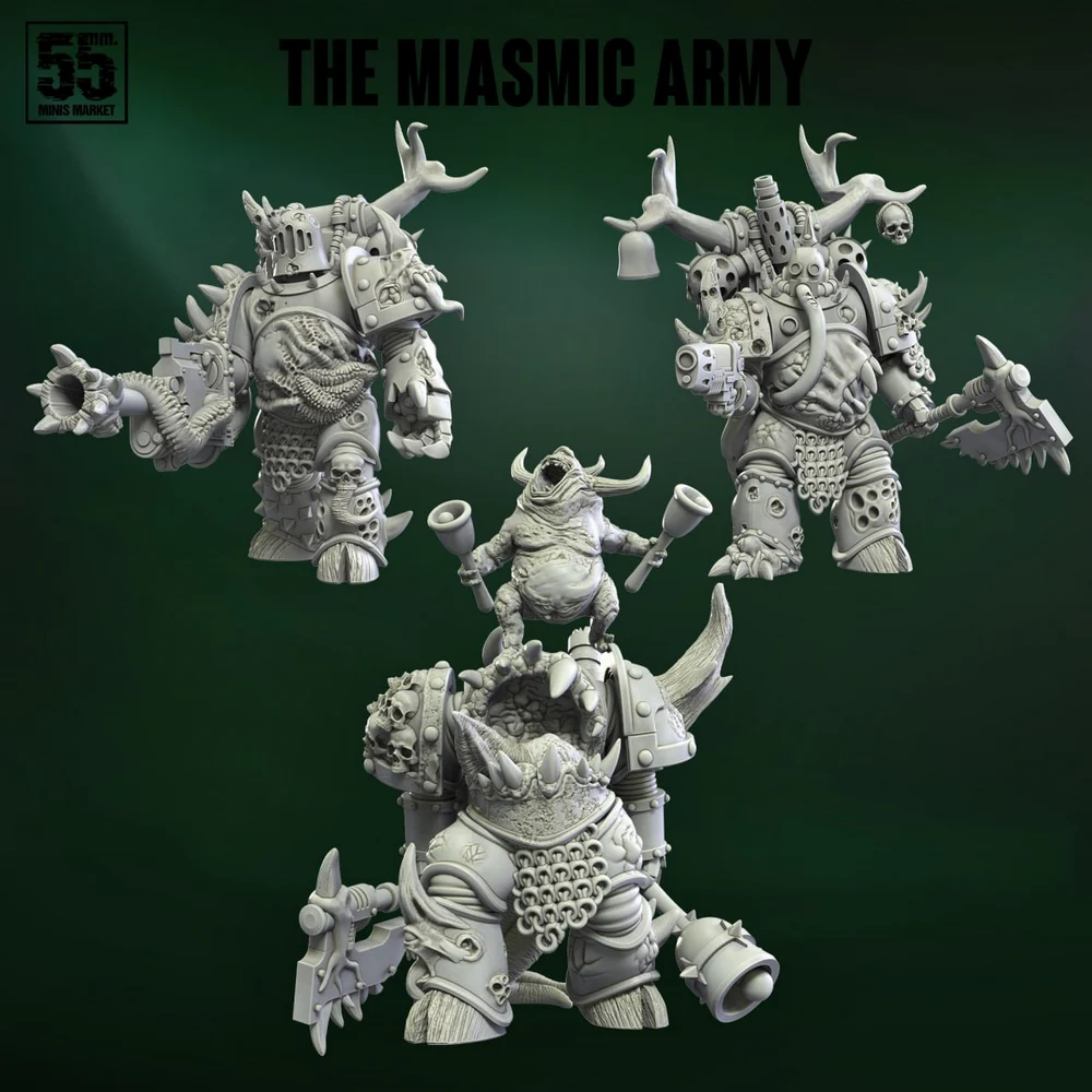 Miasmic Army (Fantasy) STL model for 3D printing