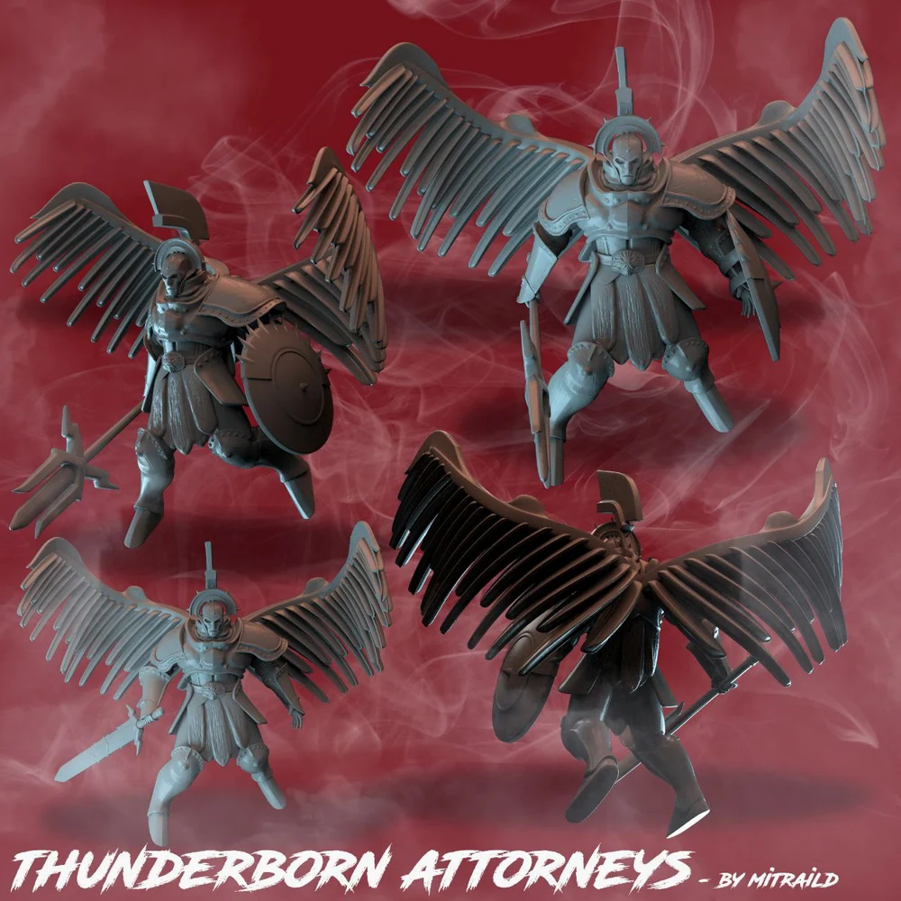 Thunderborn Attorneys (Fantasy) STL model for 3D printing