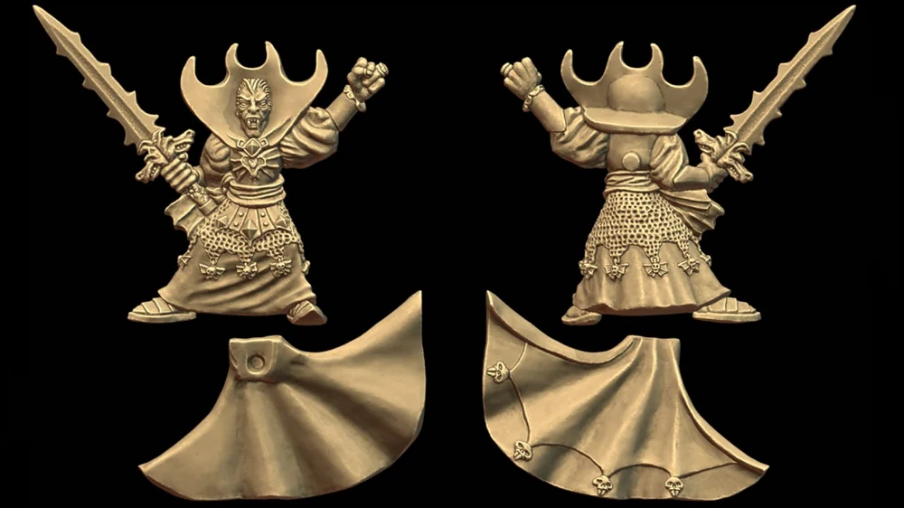 Vampire Lord (Warhammer) STL model for 3D printing