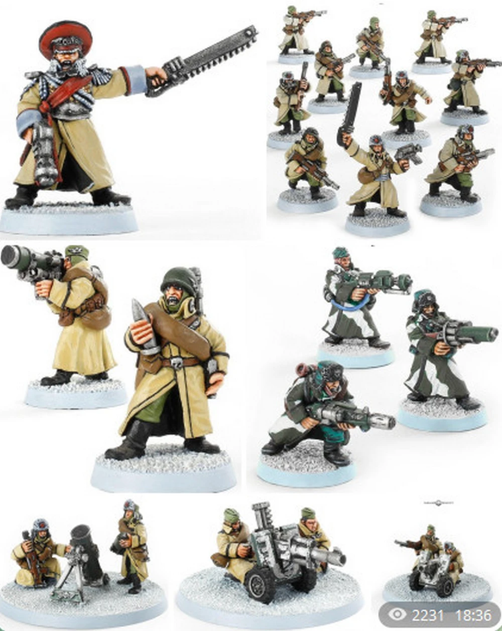 Valhallan Ice Warriors (Warhammer) STL model for 3D printing