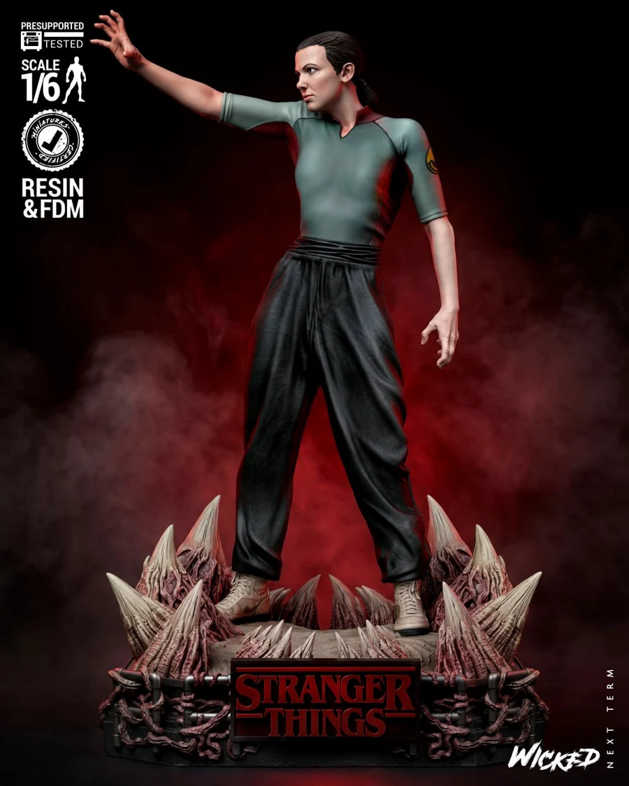 Eleven Sculpture – Stranger Things 3D printable STL model