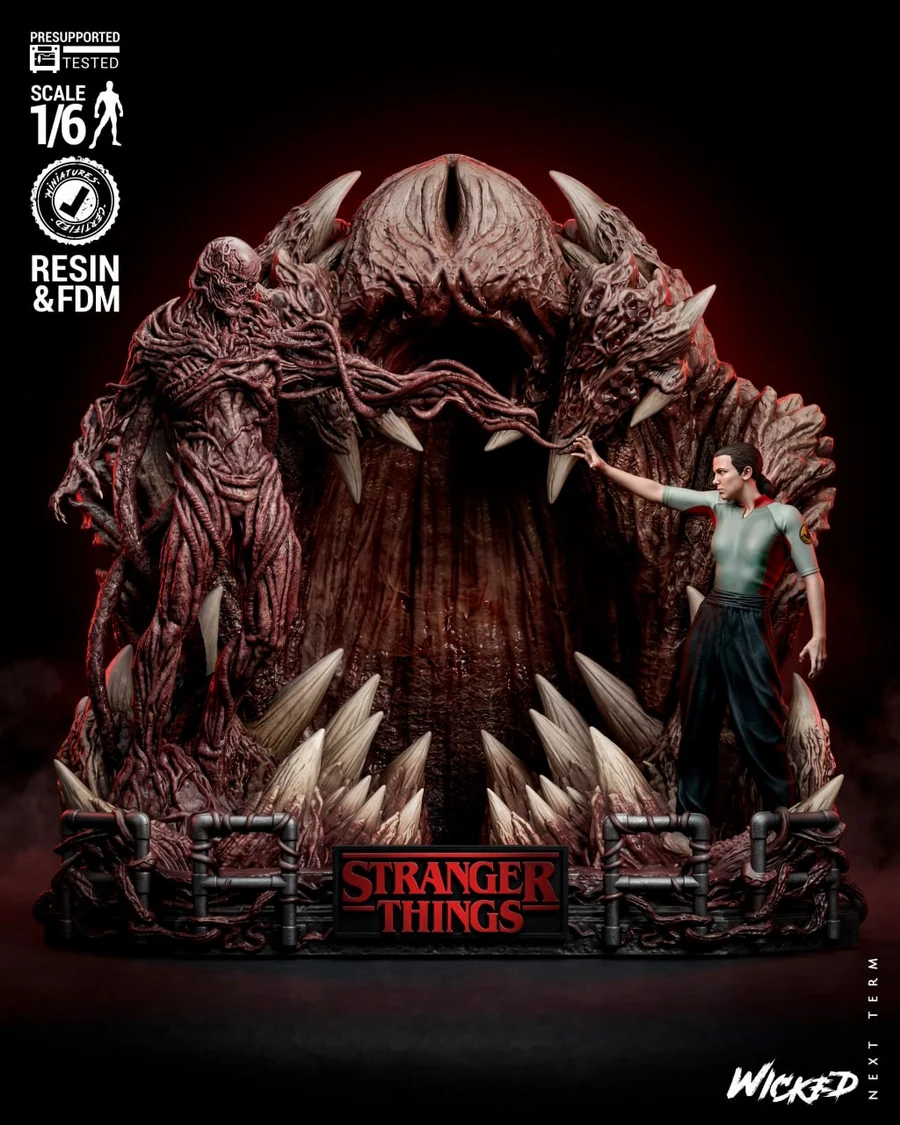 Stranger Things Diorama – Stranger Things 3D printable STL model