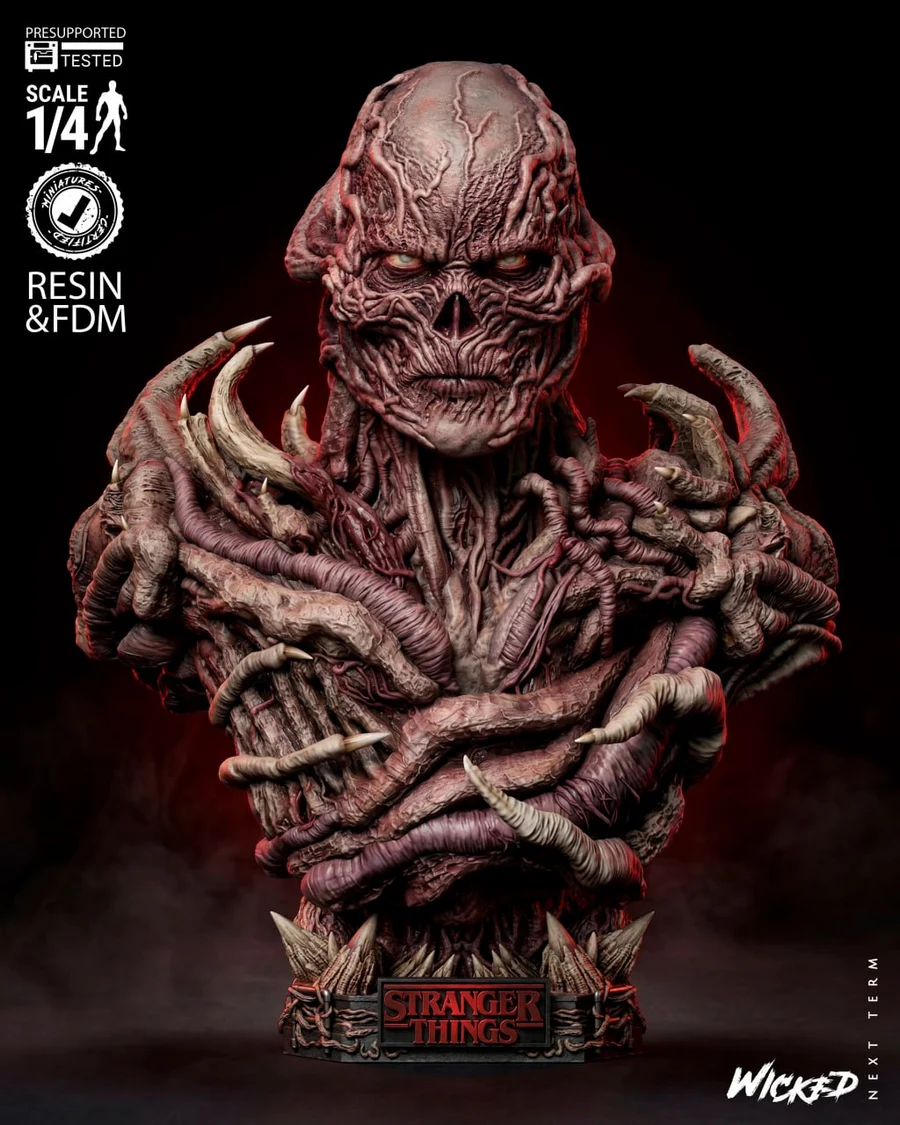 Vecna Portrait Bust – Stranger Things 3D printable STL model