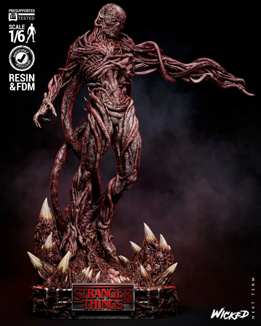 Vecna Monster Sculpture – Stranger Things 3D printable STL model