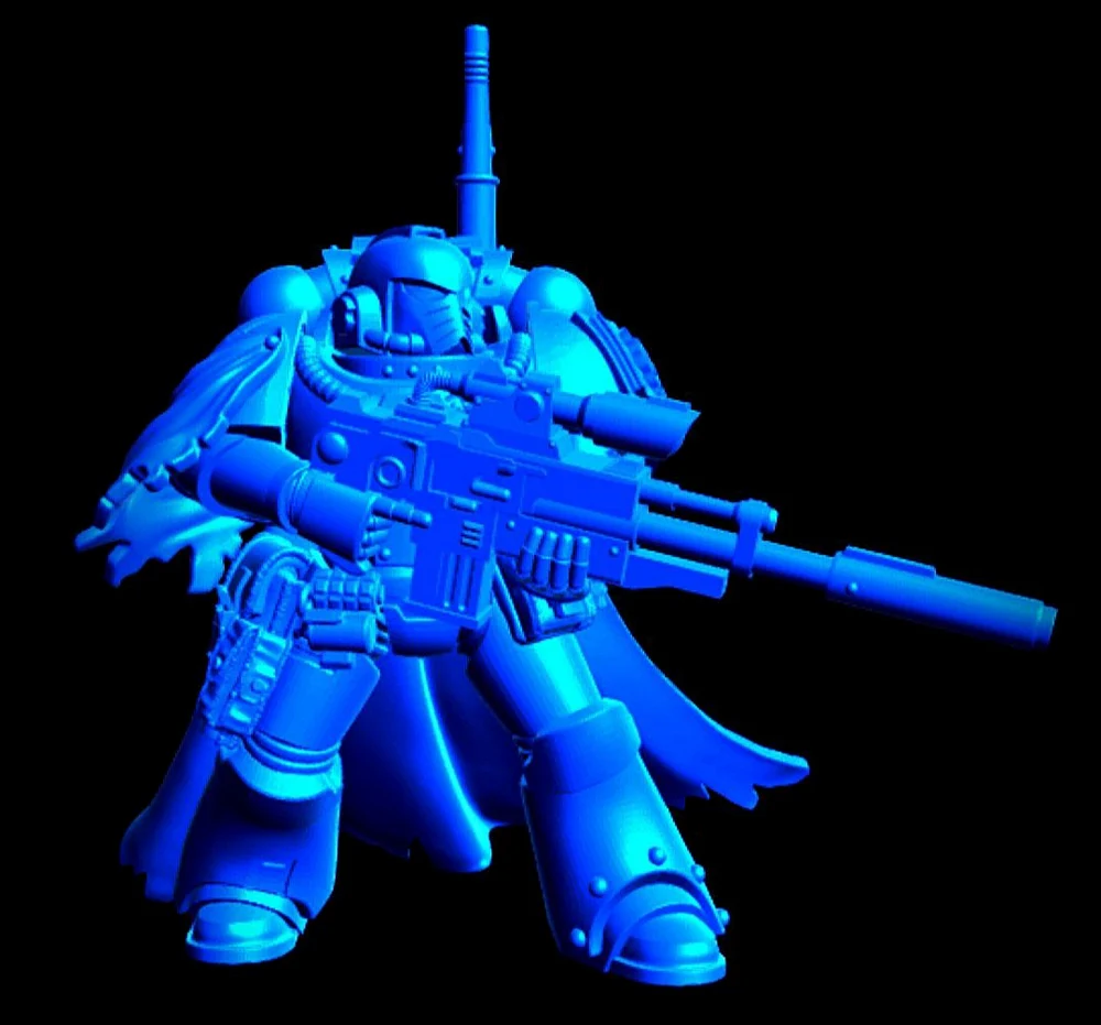 Word Bearer Sniper (Warhammer) STL model for 3D printing