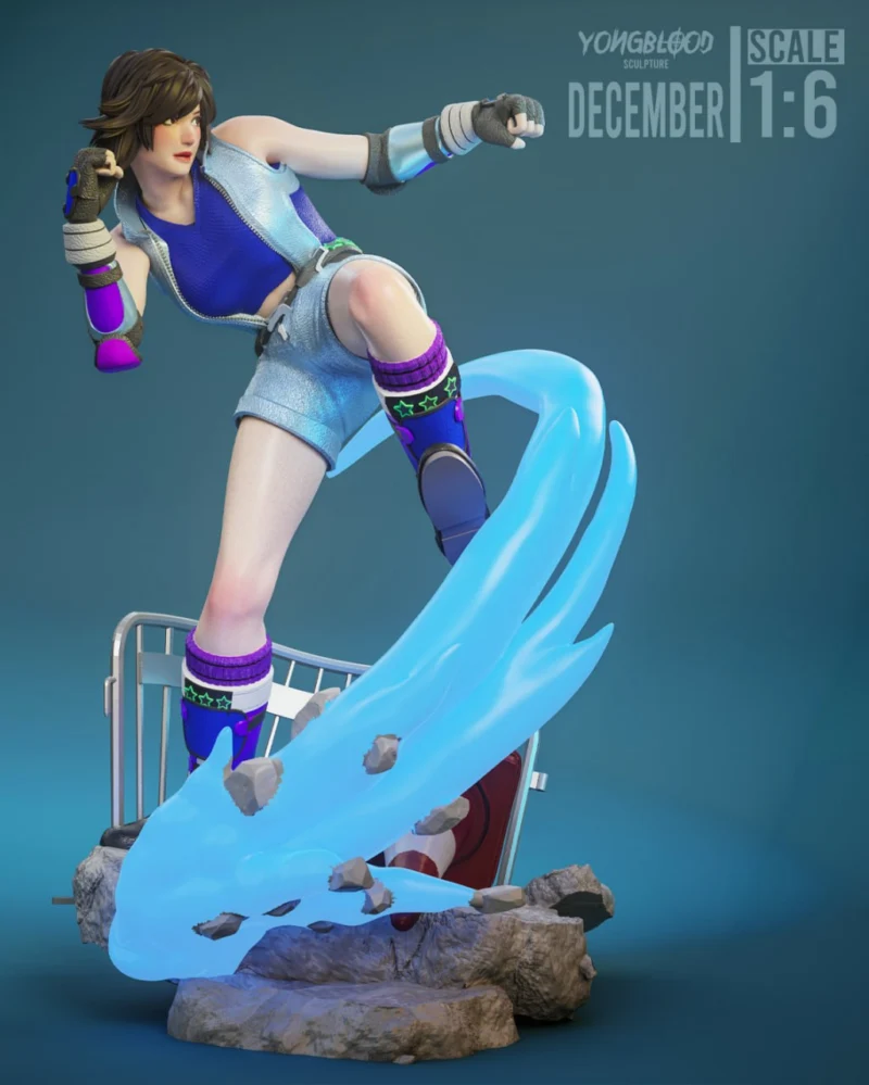 Asuka Kazama (Tekken) STL model for 3D printing