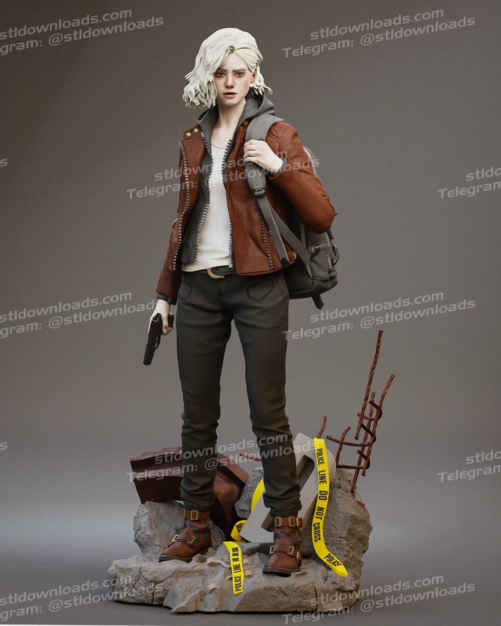 Grace Ashcroft (Original Character) STL model for 3D printing