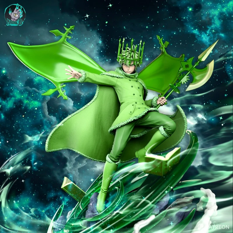 Yuno Grinberryall Mage (Black Clover) STL model for 3D printing
