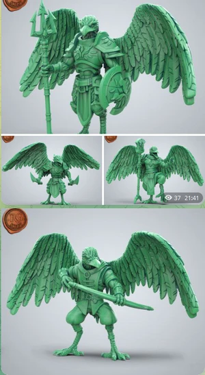 Aarakocras – Dungeons & Dragons 3D printable STL model
