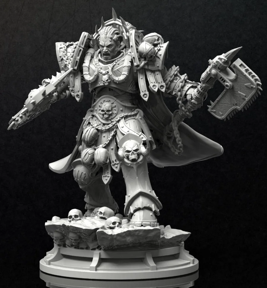 Angron the Red Angel - Warhammer 40K 3D printable STL model