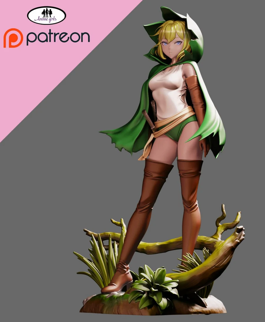 Ryuu Lion Adventurer – DanMachi 3D printable STL model