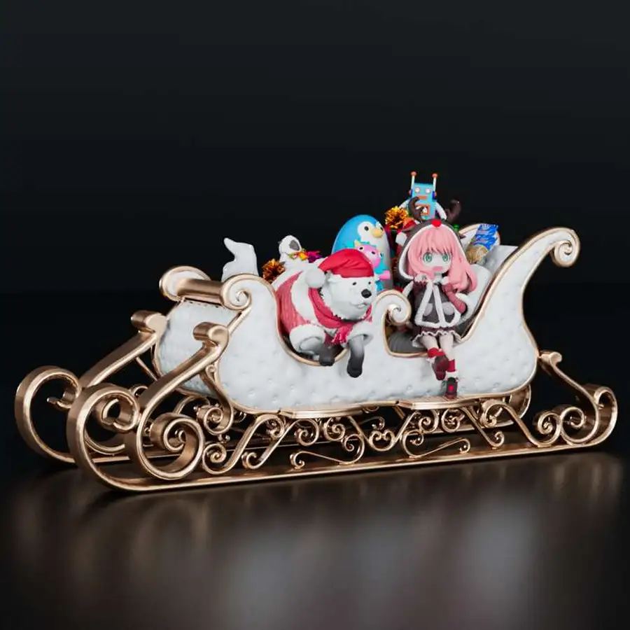 Anya Forger Christmas Version – Spy x Family 3D printable STL model