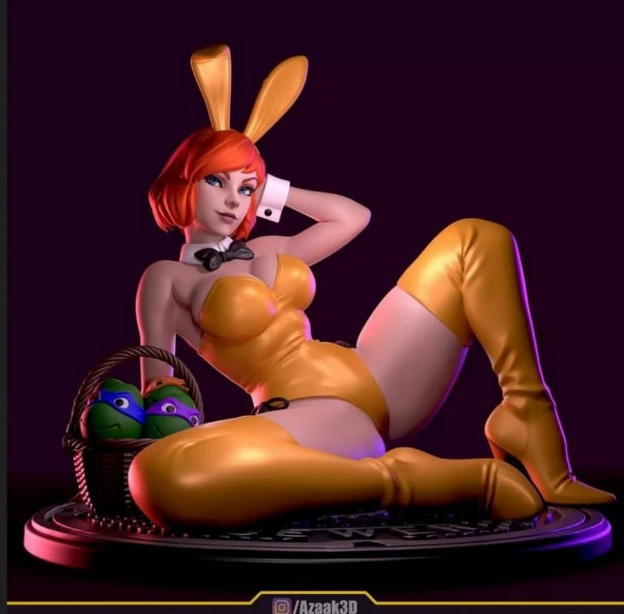 April O’Neil Bunny Suit – TMNT 3D printable STL model