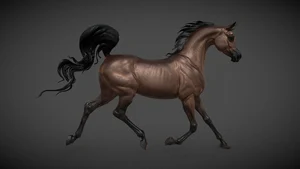 Arabian Horse 3D printable STL model