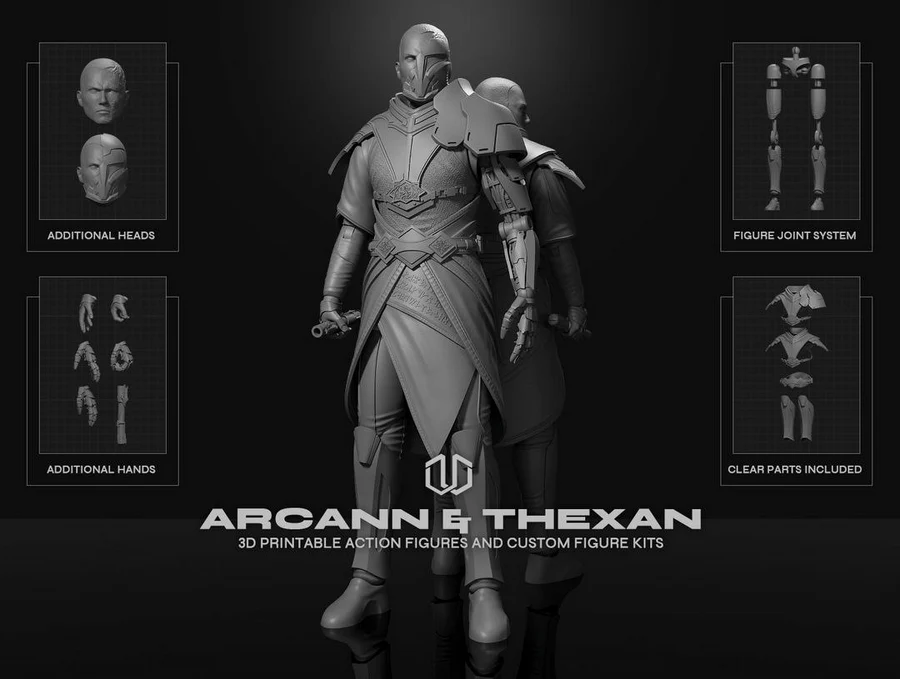Arcannthexan Figure 3D printable STL model
