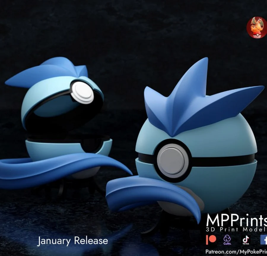 Articuno - Pokémon 3D printable STL model
