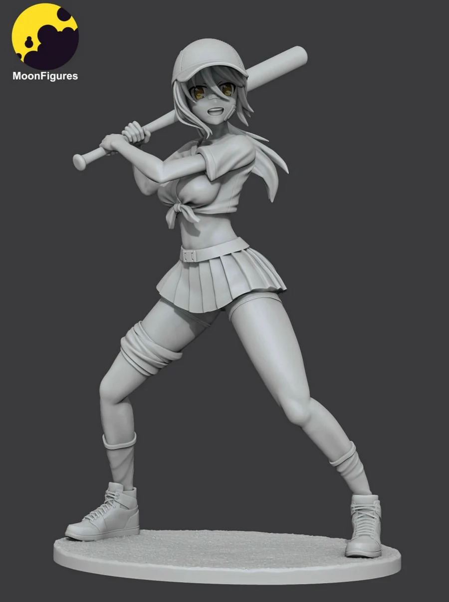 Baseball Girl – Original Character 3D printable STL model