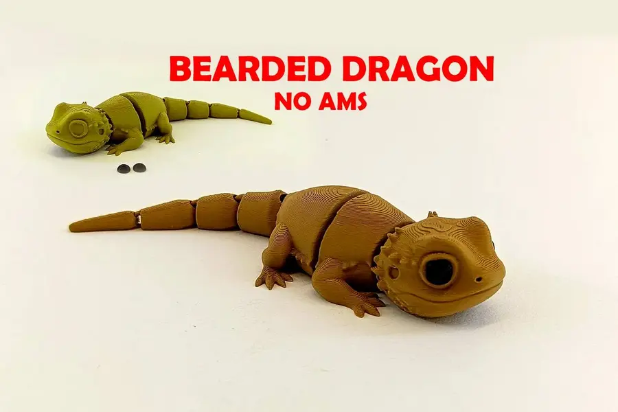 Bearded Dragon 3D printable STL model